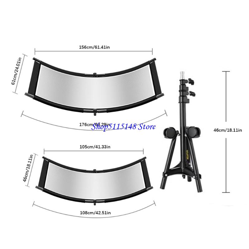 Photography Lighting Reflectors - F3MA Kompakt gebogener Fotografie-Reflektor, Studio-Beleuchtungswerkzeug mit