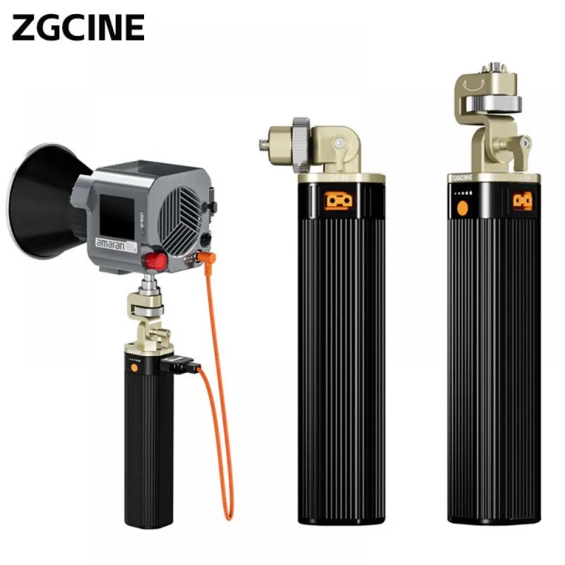 Photography Lighting Led - ZGCINE H90Pro Netzteilgriff D-TAP/PD-Eingang D-TAP/USB-C-Ausgang 14,8