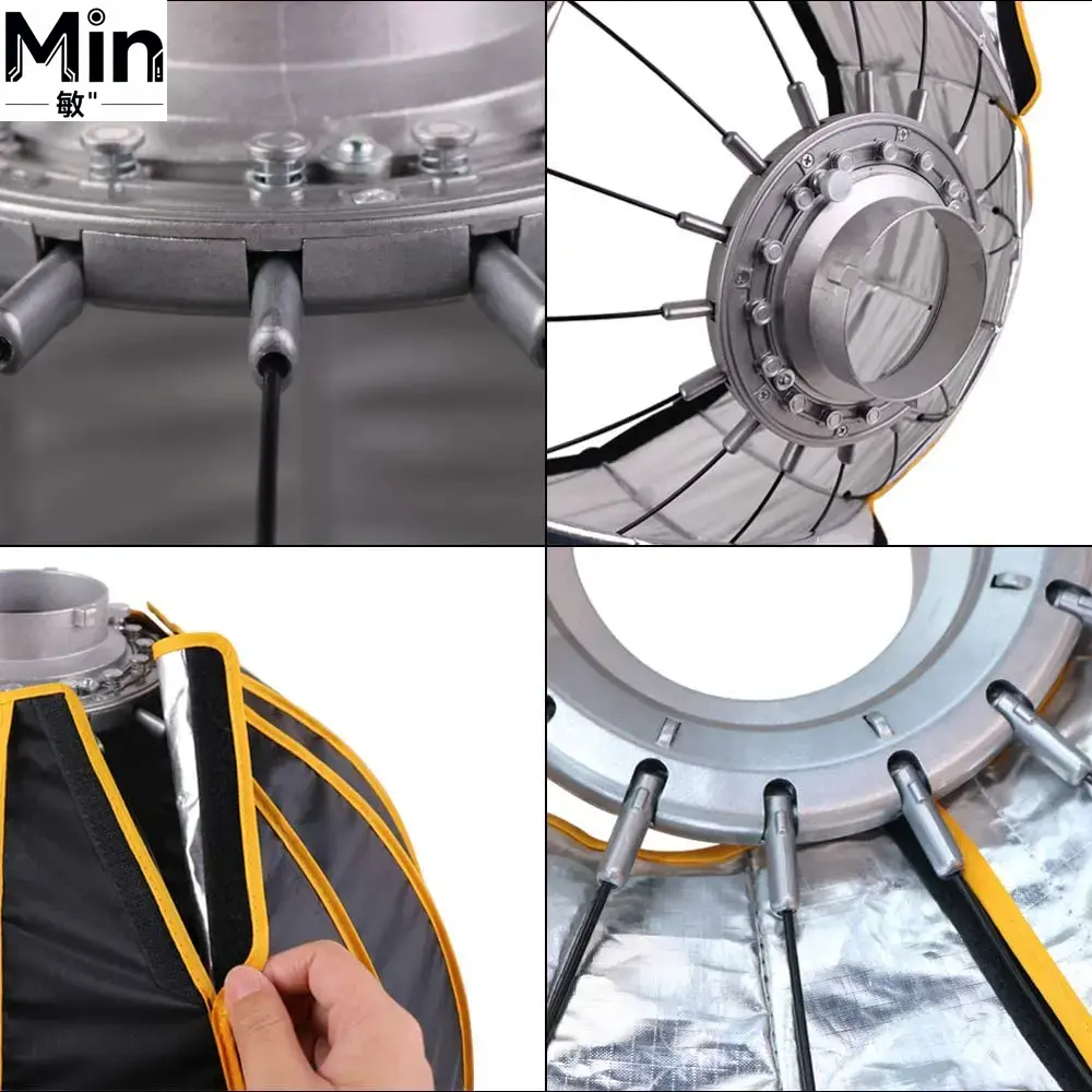 Parabolic Umbrella Deep - 35 Zoll (90 cm) schnell aufbaubare,