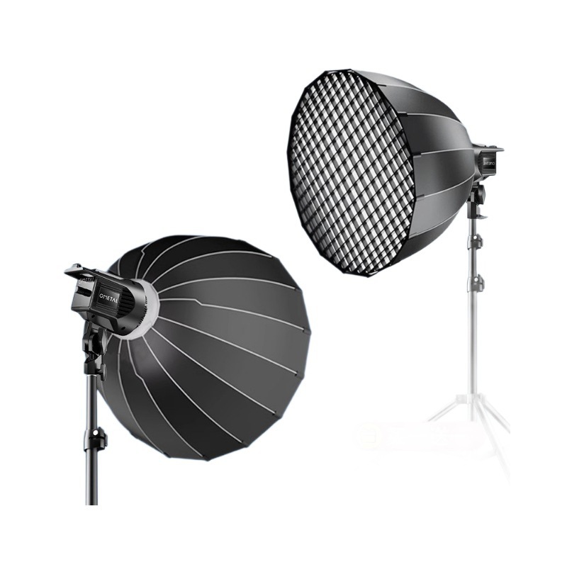 Parabolic Umbrella Deep - 55CM Tiefer Parabolischer Metall-Softbox-Bausatz mit 90cm
