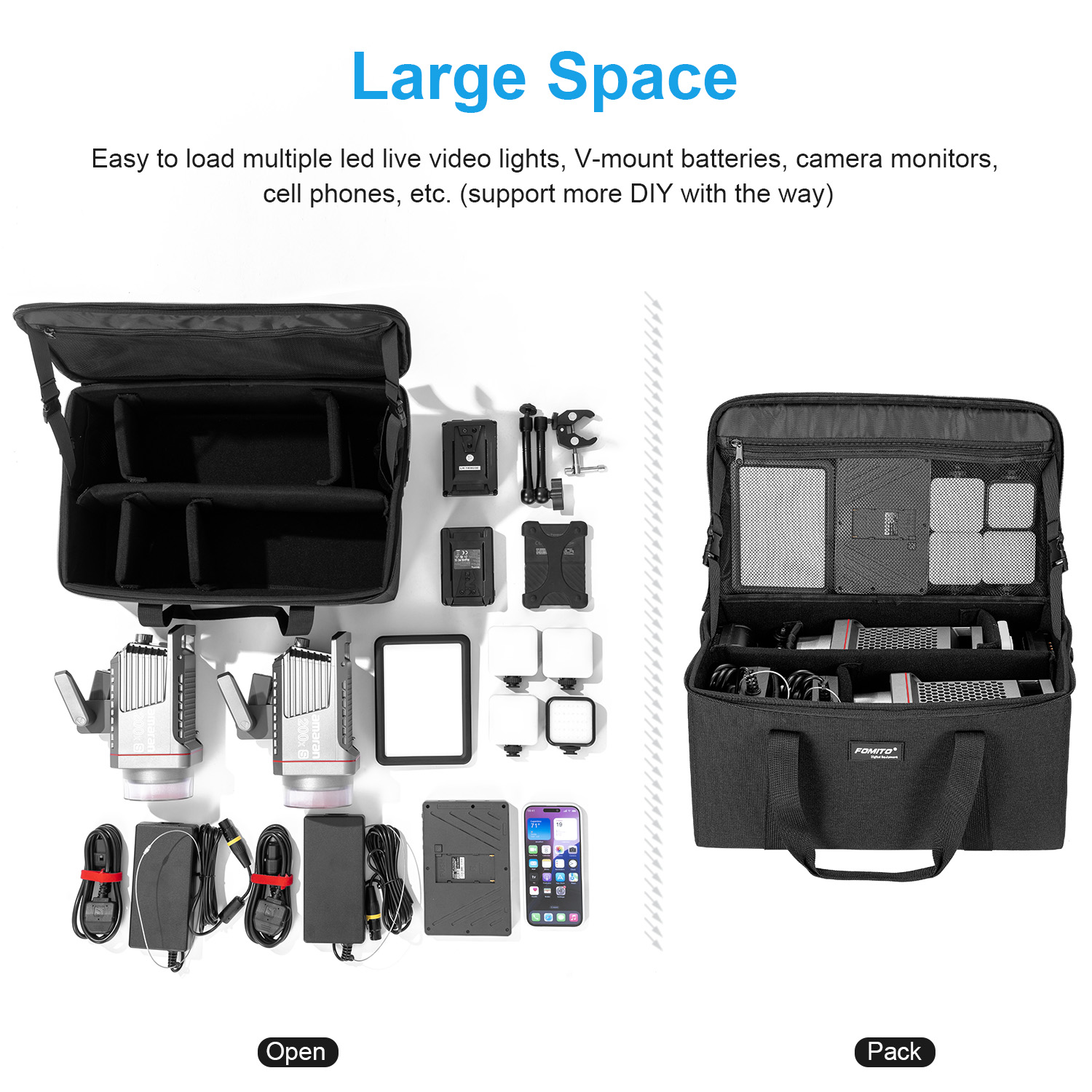 FOMITO Kameratasche, Umhängeta – Photography Lighting Equipment Bags Bewertung und Preis