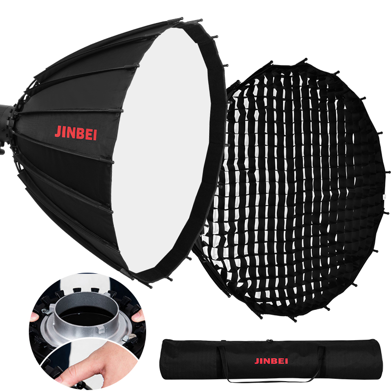 JINBEI 120cm Tiefe Reflektiere – Parabolic Umbrella Deep Bewertung und Preis