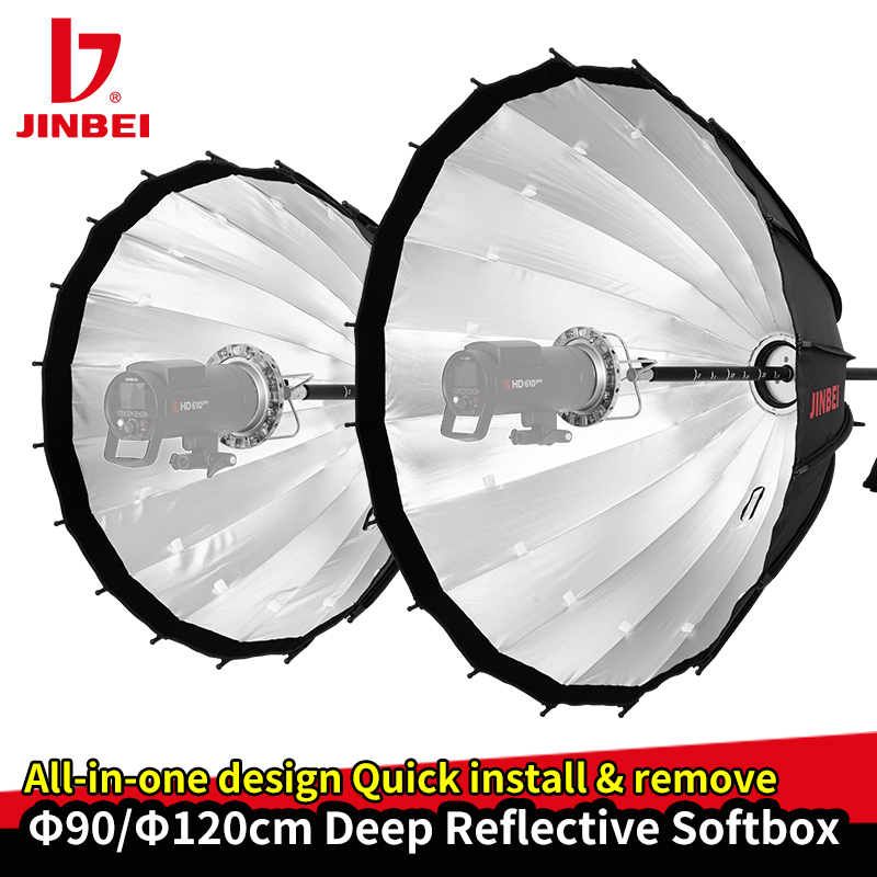 JINBEI 120cm Tiefe Reflektiere – Parabolic Umbrella Deep Bewertung und Preis