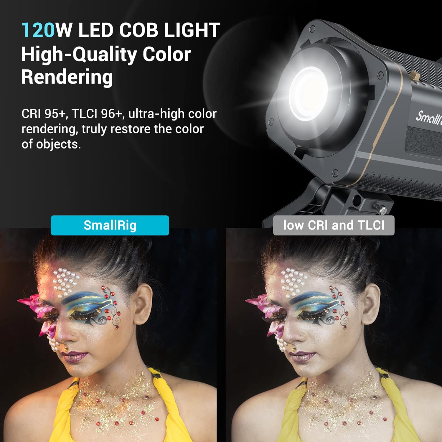 SmallRig RC 120D 120W COB LED  – V Mount Battery Bewertung und Preis
