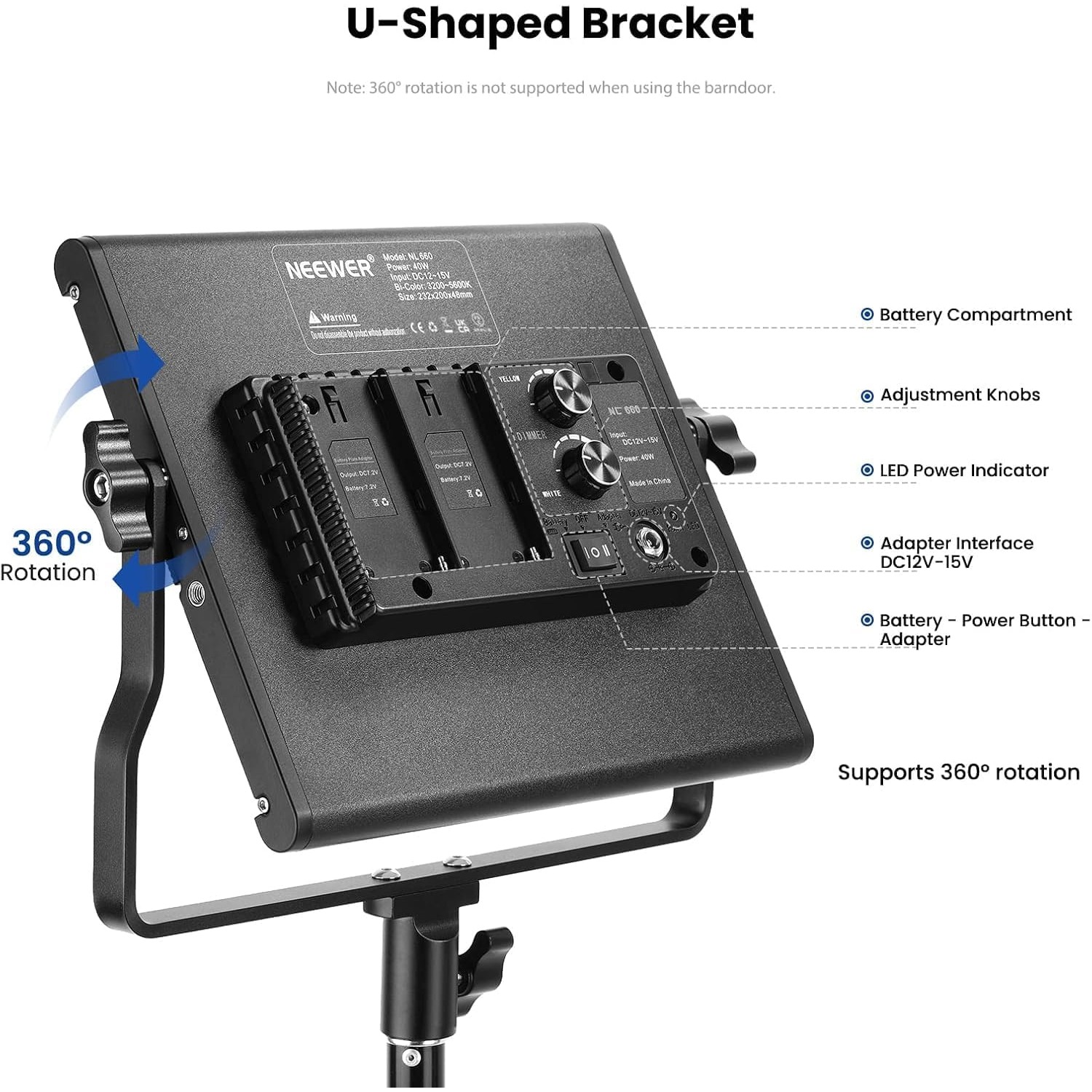 NEEWER 2er-Pack 660 LED-Videol – Photography Lighting Kit Neewer Bewertung und Preis