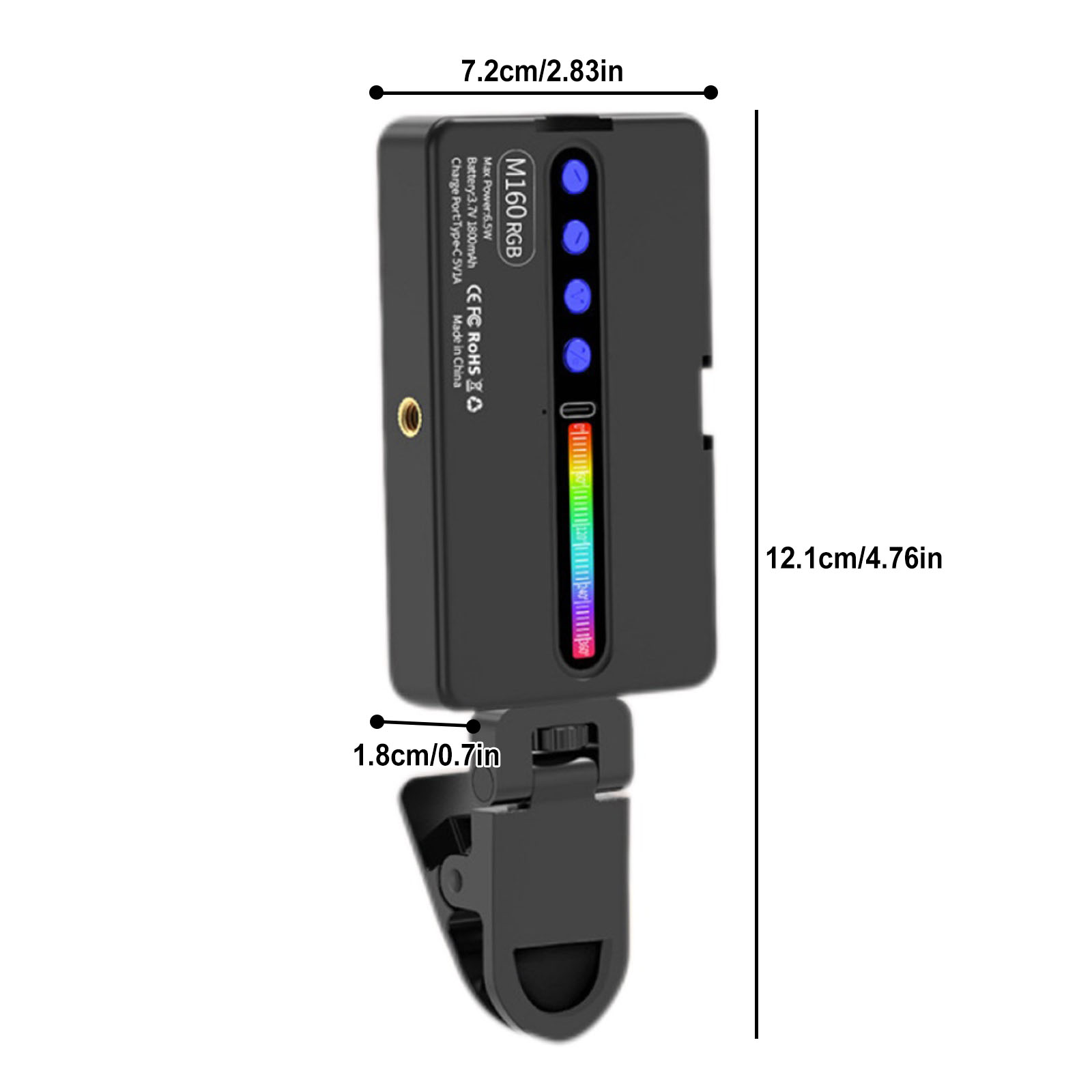 6,5W RGB LED-Videoleuchte 2700 – Photography Lighting Type Bewertung und Preis