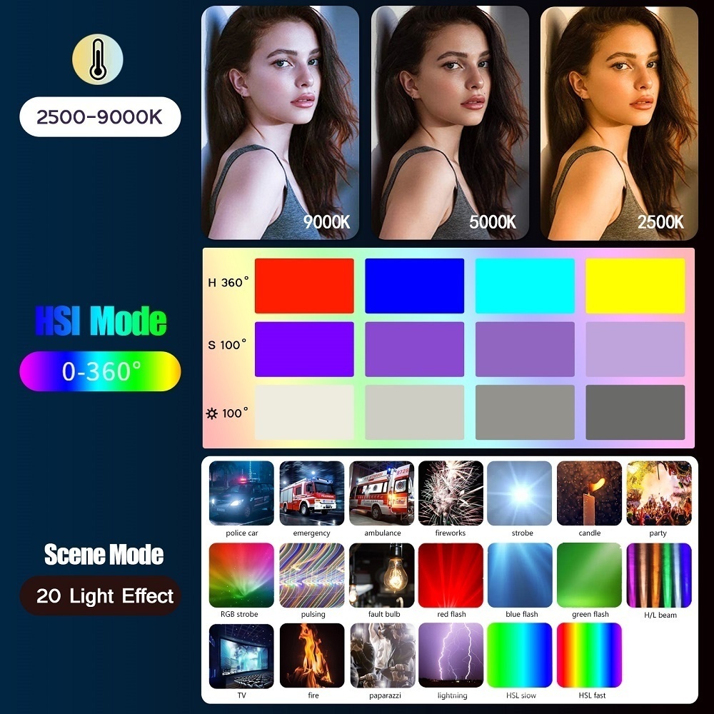 50cm RGB Stick Lichts tab leic – Photography Lighting Type Bewertung und Preis