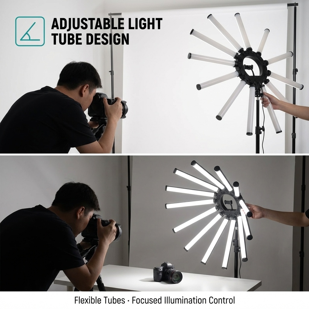 12-Arm Multi-Röhren Fotografie – Photography Lighting For Studio Bewertung und Preis