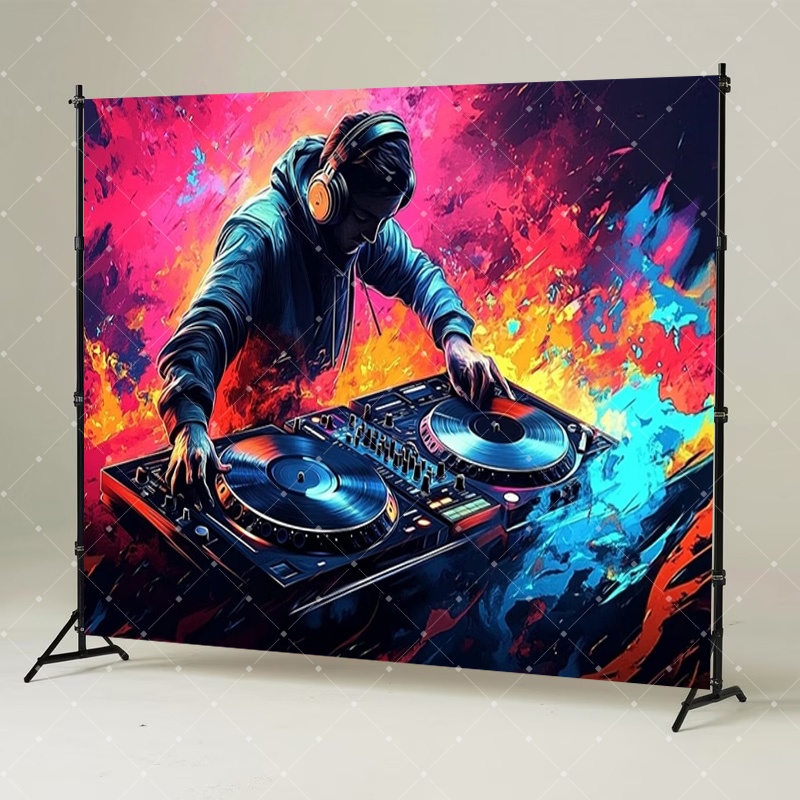Hip-Hop-Musik, DJ-Party-Dekora – Photography Lighting For Studio Bewertung und Preis