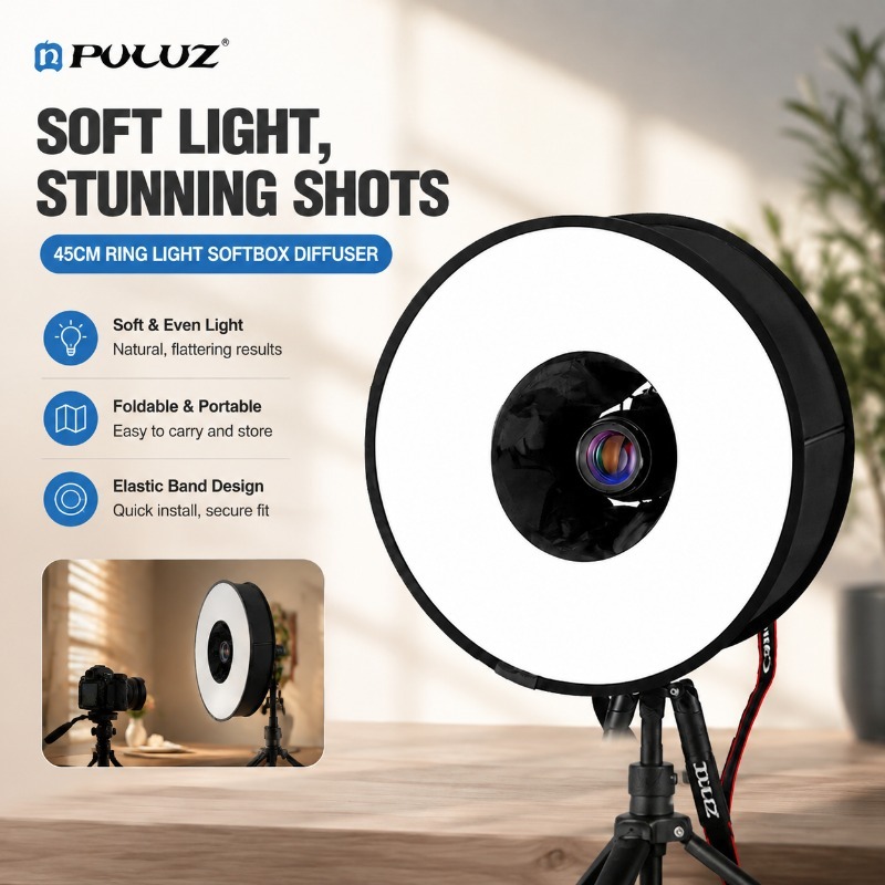 Faltbarer 45cm Ringblitz-Softb – Photography Lighting Type Bewertung und Preis