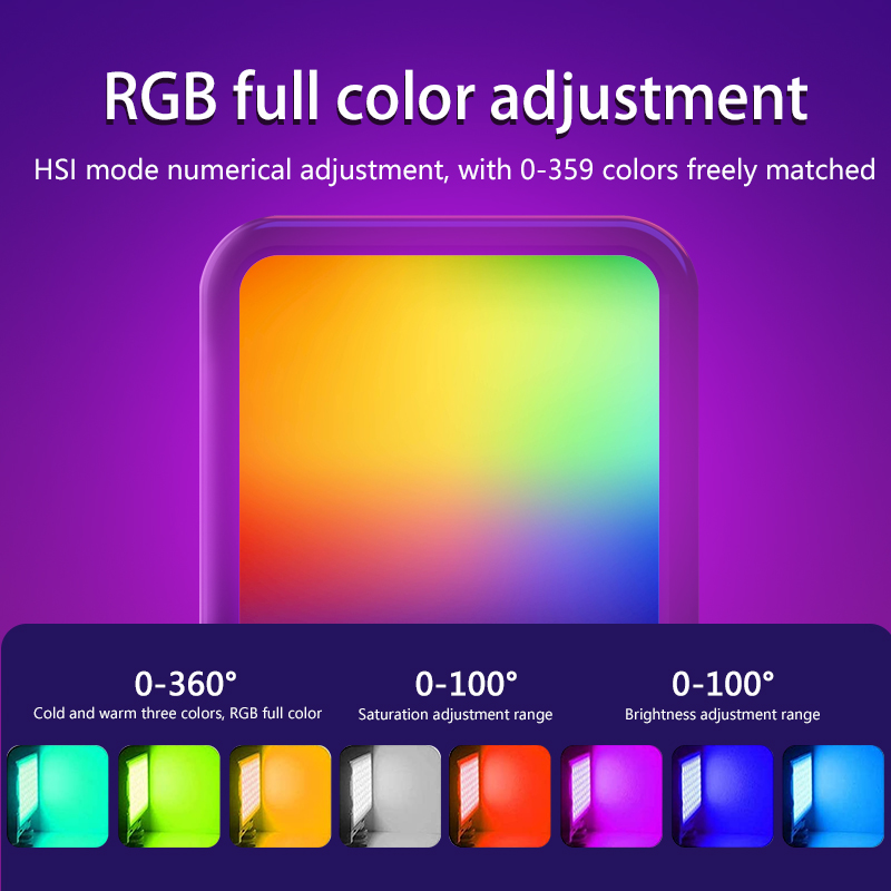 Tragbares Mini-RGB-Videolicht  – Photography Lighting Led Bewertung und Preis