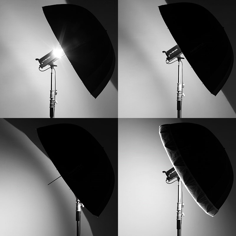 AMBITFUL 105 cm 130 cm 160 cm  – Parabolic Umbrella Deep Bewertung und Preis